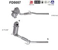 AS DPF Rußpartikelfilter Dieselpartikelfilter FD5057 Cordierit für VW POLO 5 6R1
