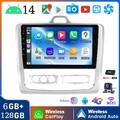 8-Kern Android14 DAB+ Autoradio Apple Carplay Für Ford Focus MK2 MK II 2004-2011