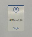 Microsoft 365 Single official product key card (EU license only)