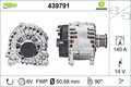 Lichtmaschine Generator für VW Multivan T5 T6 Passat ab 09-> Valeo 439791