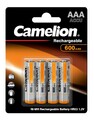 4x Camelion AAA Akkus Micro HR03 600 mAh Accus aufladbare Batterien 4 Stück