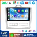 6+128G Autoradio Carplay Für Ford Focus MK2 MK II 2004-2011 Android14 GPS 8-Kern