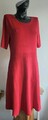 Rotes Viskose Strickkleid von Zero Gr.  40