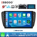9" Android 13 Carplay Autoradio GPS NAV RDS 1+32G Für Seat Ibiza MK4 6J 6P 09-13
