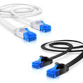 CAT 6 Patchkabel Netzwerkkabel Flachkabel Ethernet LAN Flach Kabel   0,25m - 30m