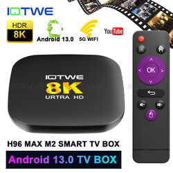 2024 Smart TV BOX 128GB+4GB Android 13.0 WIFI6 Netzwerk Media Player Quad Core
