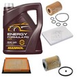 FEBI BILSTEIN Inspektionspaket 5L MANNOL Energy Formula PD 5W-40 für Opel Astra