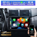 Für BMW 3er E46 1998-2006 Auto Radio Stereo Android 12 Carplay GPS NAVI FM DSP