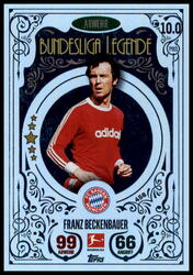 Match Attax Bundesliga 2022/2023 Karte 458 - Franz Beckenbauer - Legende