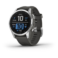 Garmin fenix 7S GPS Multisport Smartwatch graphit Edelstahl Aktivitätstracker