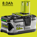 8,0Ah Original Akku für RYOBI 18V One Plus Lithium RB18L50 P108 P109 Batterie