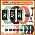 Silicone Strap Comfortable Magnetic Folding Clasp for Samsung Galaxy Fit 3 Watch