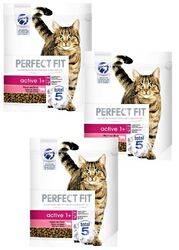 (EUR 9,24 / kg) Perfect Fit Active 1+ mit Rind, Katzenfutter: 3 Tüten mit 1,4 kg