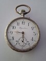 Große Taschenuhr Regulateur Remontoir 15 Rubis 800er Silber