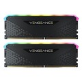 Corsair Vengeance RGB RS Schwarz 32GB Kit (2x16GB) DDR4-3200 CL16 DIMM Arbeitssp