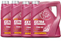 4x4 Liter Mannol Extra Getriebeöl 75W-90 Achsenöl API GL5 SCHALTGETRIEBEÖL 75W90
