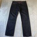 Tommy Hilfiger Herren Madison Straight Leg Jeans Schwarz Größe W36 L33