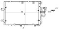 MTR Kondensator Klimaanlage 13054810 Aluminium für OPEL CORSA X01 COMBO Tour F08
