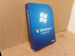 Windows 7 Professional 32/64-Bit DVD versiegelt FQC-00133 100 % Original UK