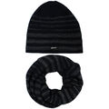 Beanie Mütze & Loopschal Herren Strickmütze Winterschal Wintermütze by Bugatti