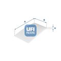 UFI (53.322.00) Innenraumfilter, Pollenfilter, Mikrofilter für MERCEDES VW