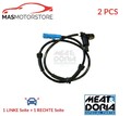 ABS SENSOR DREHZAHLFÜHLER PAAR HINTEN MEAT & DORIA 90149 2PCS H NEU