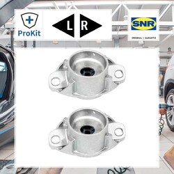 2x ORIGINAL® Snr Reparatursatz, Federbeinstützlager Hinten, Links, Rechts