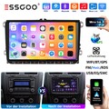 Autoradio  Für VW GOLF 5 6 Touran Caddy EOS Carplay GPS SWC 6+128G Android 14 4G