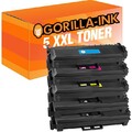 5x Toner XXL für HP CF410X Color Laserjet Pro MFP M477 FDN FDW FNW M377 DW M452