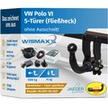 AutoHak Anhängerkupplung für VW Polo VI AW 17-21 abnehmbar AHK ABE 13-pol E-Satz