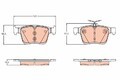 TRW Bremsbelagsatz, Scheibenbremse GDB2179 für SEAT VW AUDI