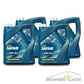 4x 5 L LITER MANNOL SAFARI 20W-50 MOTOR-ÖL MOTOREN-ÖL API SN/CH-4 52317327