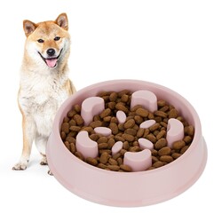 2 x Anti Schling Napf, Hundenapf langsam fressen Hundeschüssel 600 ml Futternapf