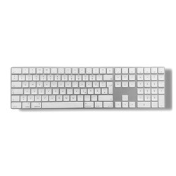 Apple Magic Keyboard A1843 mit Ziffernblock – Weiß | Sehr guter Zustand