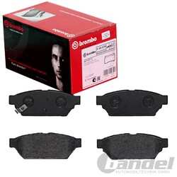 BREMBO PRIME LINE BREMSBELÄGE SATZ HINTERACHSE PASSEND FÜR MITSUBISHI CARISMA