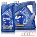 MANNOL 5 L LITER 2-TAKT PLUS MOTOR-ÖL ZWEIRADMOTORFAHRZEUGE