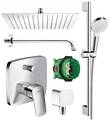 Hansgrohe Logis Unterputz Duscharmatur Set Armatur mit Brausestange Regendusche