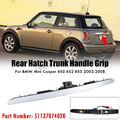 Für Mini Cooper R50 R52 R53 Chrom Griffleiste Heckklappe Heckklappengriff Taster