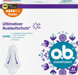 O.B. Extraprotect Super, Tampons Für Starke Tage Mit Dynamic Fit Technologie & E