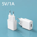 USB Ladegerät 5V 1A 5W Netzteil Charger Netzstecker Ladeadapter USB Adapter