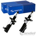 2X SACHS GASDRUCK STOßDÄMPFER VORNE PASSEND FÜR OPEL ZAFIRA
