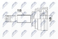 1x NPZ-NS-093 NTY Gelenksatz, Antriebswelle für NISSAN,NISSAN (DFAC)