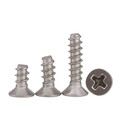 Kreuzschlitz Blechschrauben Linsenkopf mit Flansch Flat Tail - Edelstahl A2 V2A
