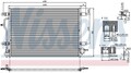 NISSENS Kondensator, Klimaanlage 94583 für AUDI