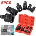 Stecknuss Adapter Satz Schlagschrauber Nuss Set 1/4 3/8 1/2 auf 3/4 Zoll 6-tlg