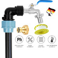 3/4" IBC Schwanenhals Auslaufhahn Adapter Zubehör Für Container Regenwassertank