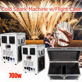 4X Cold Spark Machine Mit Flight Case DMX Sparkular Funkenmaschine Weiß DJ Show