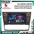 8GB+128GB 8-Kern Android 14 DAB+ Autoradio GPS Navi für BMW 3er E90 E91 E92 E93