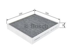 BOSCH 1 987 435 502 Innenraumfilter Filter Pollenfilter für SKODA SEAT VW