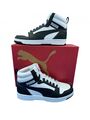 Puma Rebound V6 Mid Herren Sneaker Weiß-Schwarz 392326-01 -Gr.43